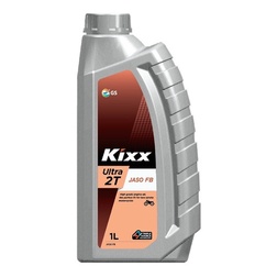 Nhớt Kixx Ultra 2T Jaso FB 1L cho xe 2 thì