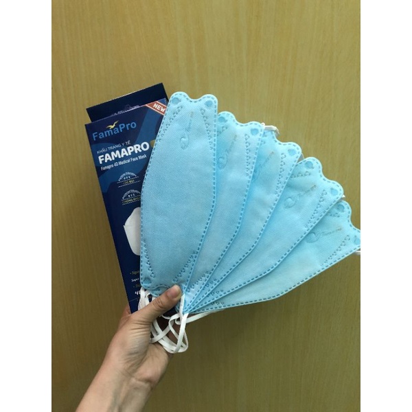 Khẩu trang 4D  chính hãng Famapro hộp/10cái