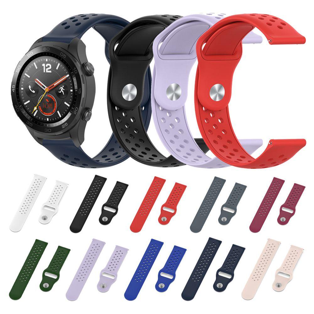 Dây Đeo Silicon Mềm Phong Cách Thể Thao Cho Đồng Hồ Thông Minh Huawei Watch 2