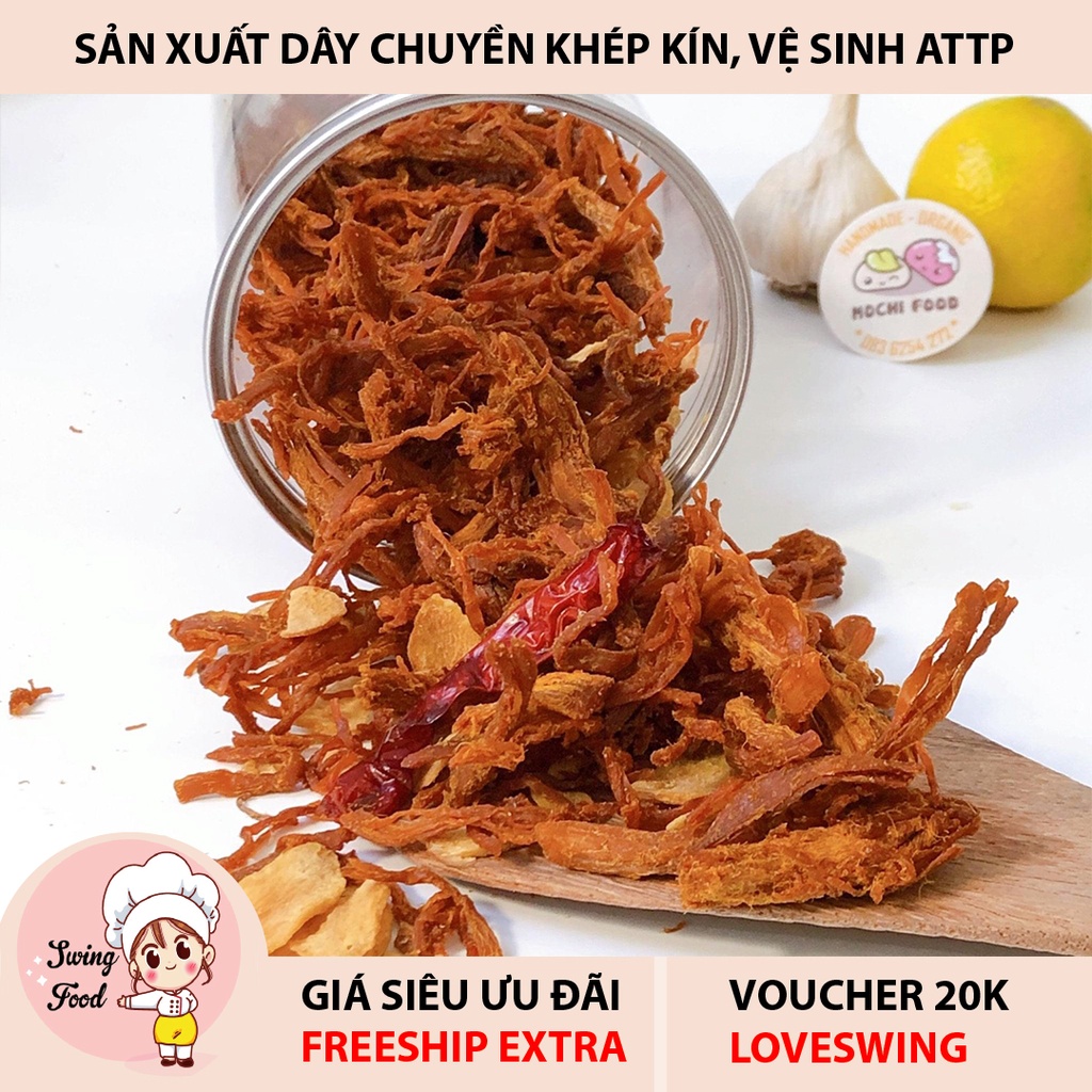 Hũ Khô Heo Cháy Tỏi 300g 💖 FREESHIP 💖 Heo cháy tỏi loại 1, thịt heo thật tươi ngon chất lượng thượng hạng | BigBuy360 - bigbuy360.vn