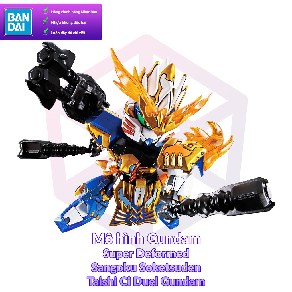 Mô Hình Gundam Bandai SD 019 Taishi Ci Duel Gundam - Thái Sử Từ [Sangoku Soketsuden GDB] [BSD]