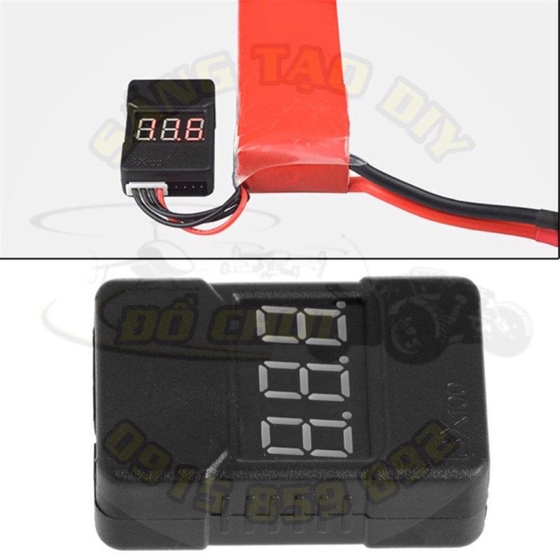 Thiết bị đo đạc và báo điện áp pin 1S đến 8S - BX100