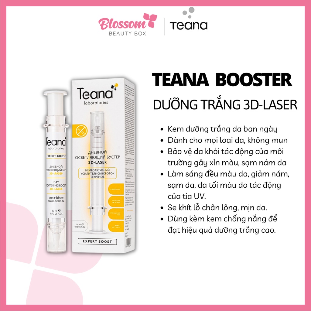 Serum Dưỡng chất tăng cường Serum Teana Booster Natural Salicylic Acid BHA