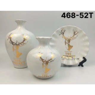 Set 3 bộ lọ và đĩa Gốm Sứ Cao Cấp decor trang trí