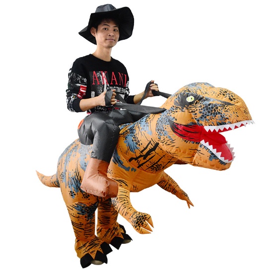 Cosplay dụng cụ,Bộ Đồ Hóa Trang phục Người  Khủng long T-Rex Sumo Bơm hơi vui nhộn ,Halloween/Giáng Sinh Cosplay Bộ Đồ