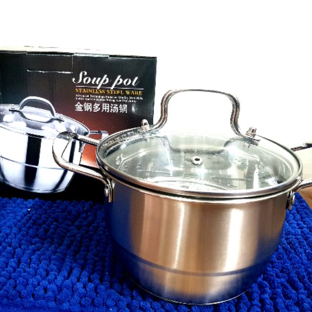 NỒi XỬNG HẤP 3 ĐÁY BẾP TỪ
