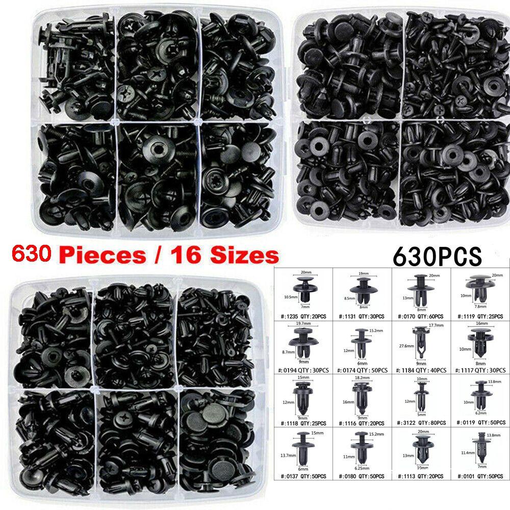 LET FENDER Bộ 630 Đinh Tán Nhựa Cho Xe Hơi X630