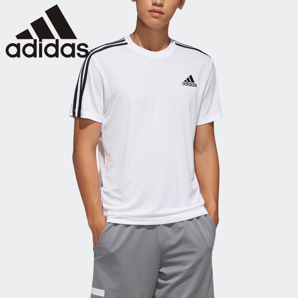 Áo Thun Ngắn Tay Dáng Rộng Phối Ba Sọc Cá Tính Dành Cho Nam Và Nữ / Size s-5xl