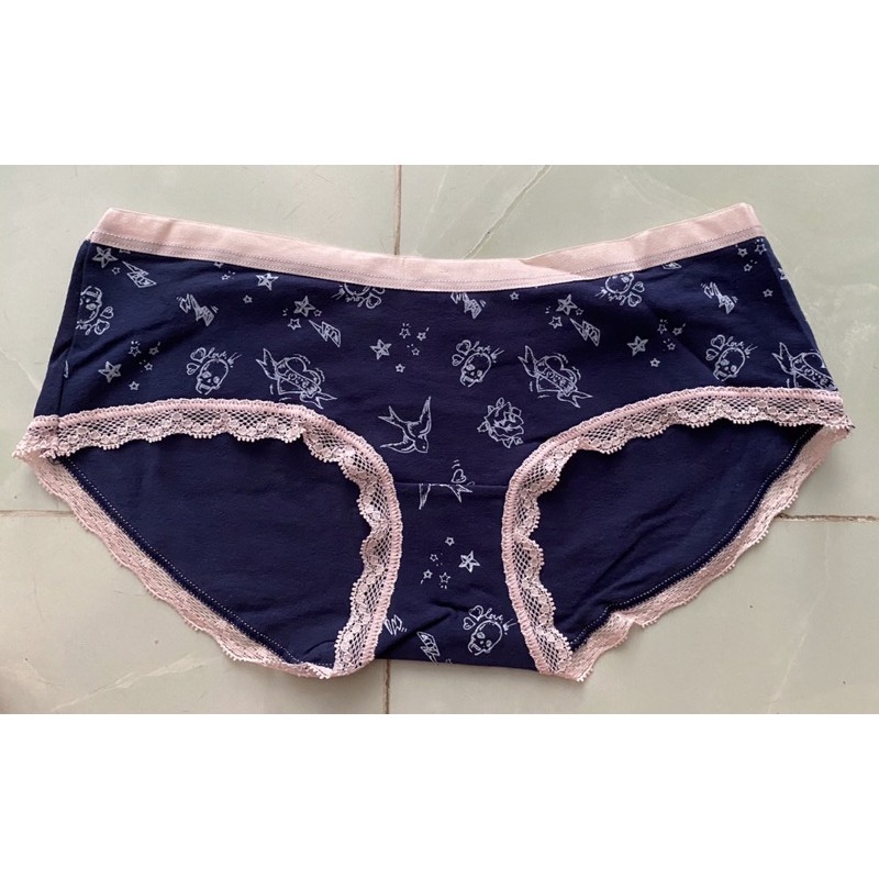 Quần lót nữ 100% cotton viền ren dễ thương | BigBuy360 - bigbuy360.vn