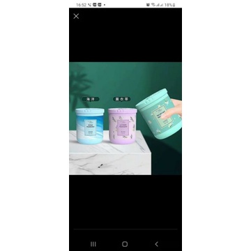 Sáp thơm phòng  khử mùi phòng ngủ nhà vệ sinh toilet ô tô với 4 mùi hương tự nhiên 190g