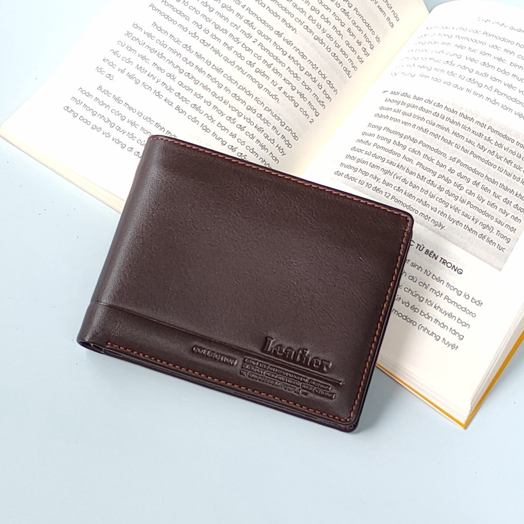 Ví Nam Da Bò Thật Cao Cấp Thương Hiệu Sanagor Đẳng Cấp | LEATHER