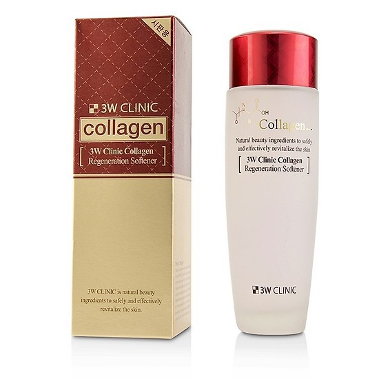 Nước hoa hồng 3W Clinic Collagen White Clear Softener 150ml
