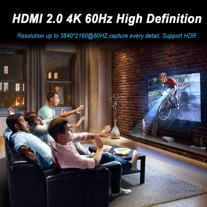 Cáp Chuyển Đổi USB C Sang HDMI 4K 60Hz Type C HDMI Thunderbolt 3 Cho MacBook Air M1 Galaxy S10/s9 Type C Sang HDMI