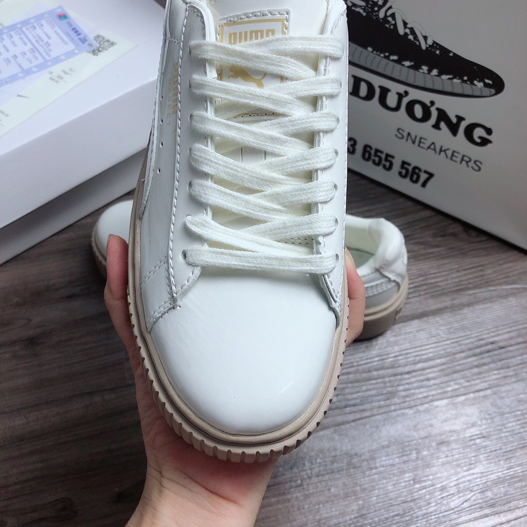PUMA đế nâu bản trung [TẶNG MÓC KHÓA - FULL BOX] giày PUMA đế nâu bản trung giày thể thao PUMA đế nâu bảng trung nam nữ