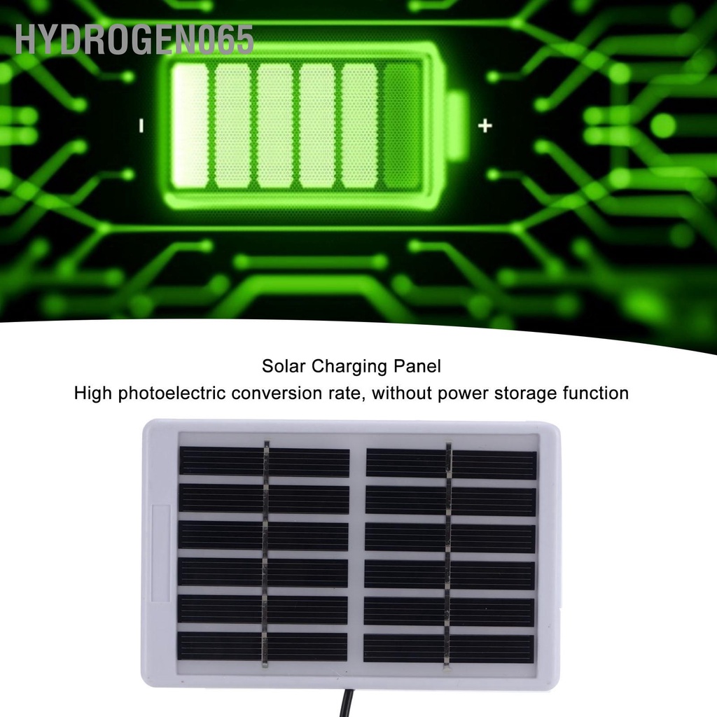 Tấm Pin Năng Lượng Mặt Trời 1.2W 6V Cổng USB Mini Polycrystalline Silicone Hydrogen065