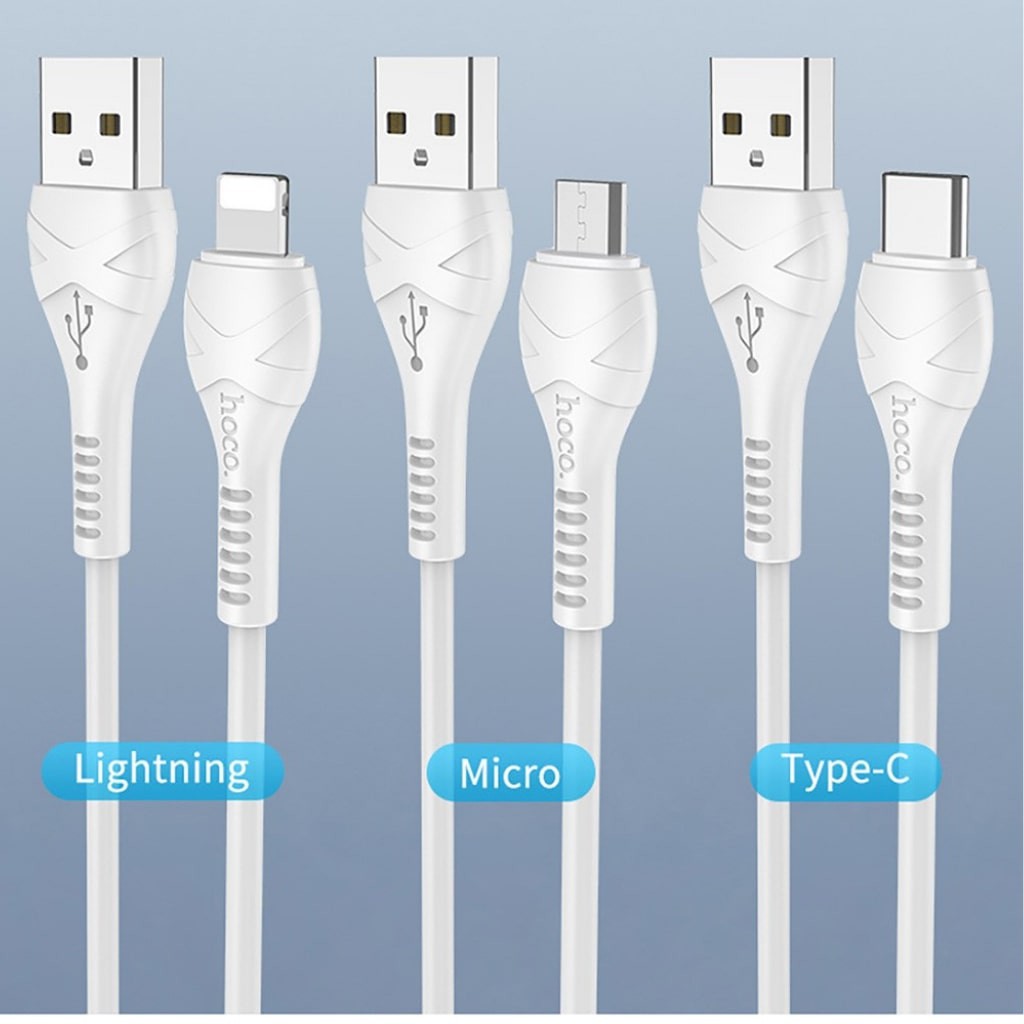 Dây Sạc Nhanh Hoco X37 2,4A Cáp Sạc Nhanh Cho Điện Thoại IPhone/ Samsung/ Oppo/ Xiaomi/ TypeC/ Micro USB/ iOS/ android