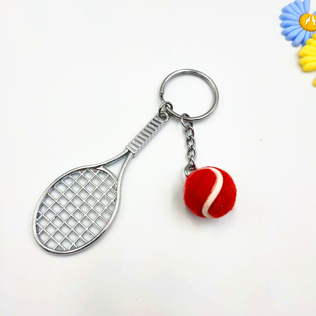 Móc Khóa Vợt Tennis Mini Dễ Thương