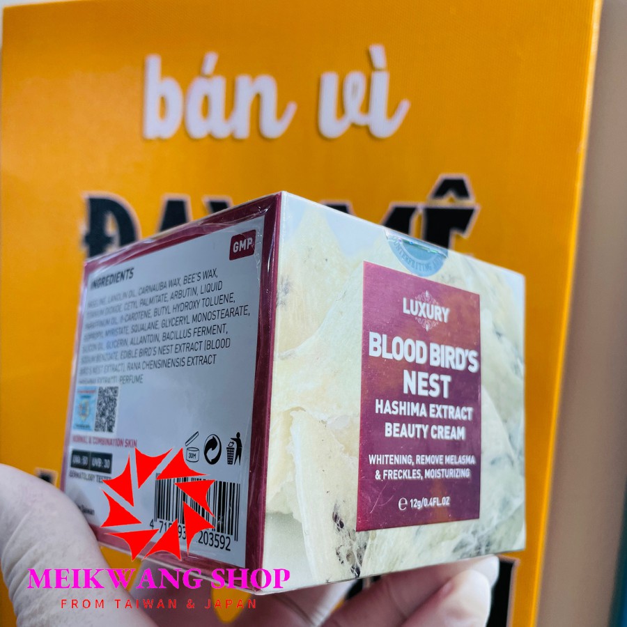 KEM MISS FAIRY HUYẾT YẾN & TUYẾT GIÁP - BIRD'S (GIẢM NÁM, TÀN NHANG , NGỪA THÂM)12G