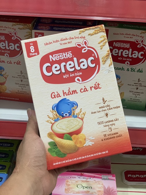 Bột ăn dặm Nestle Cerelac date 2021