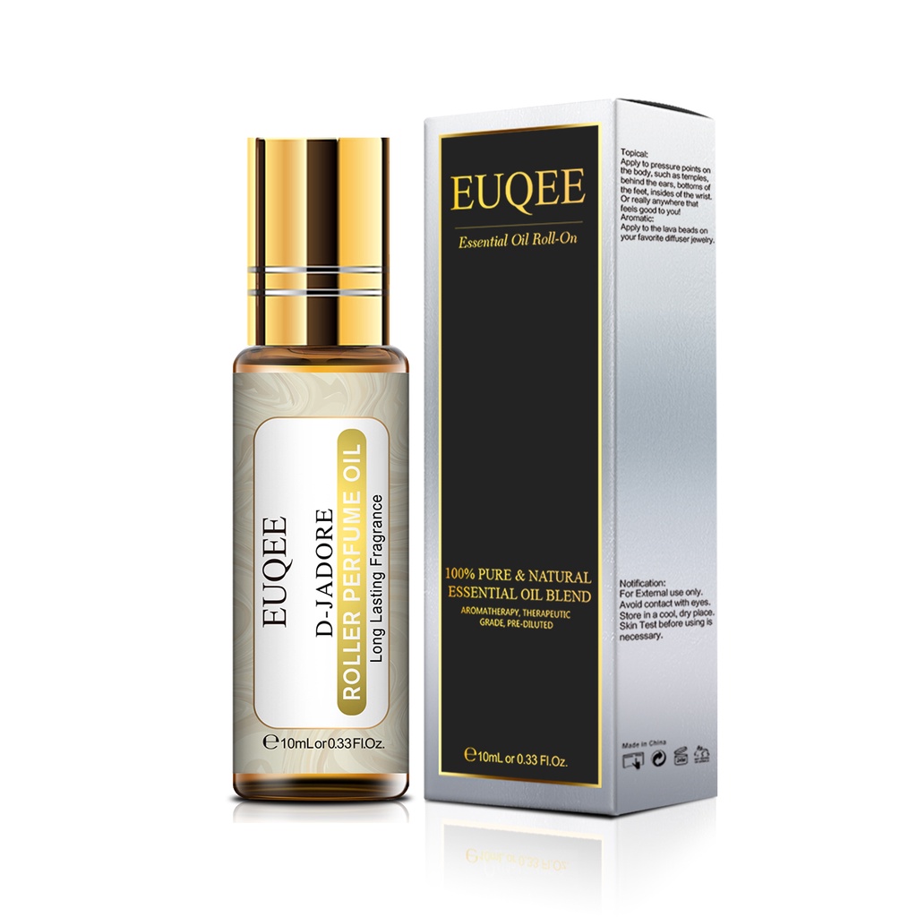 Tinh dầu nước hoa Euqee 10ml dạng lăn mùi hương lâu dài