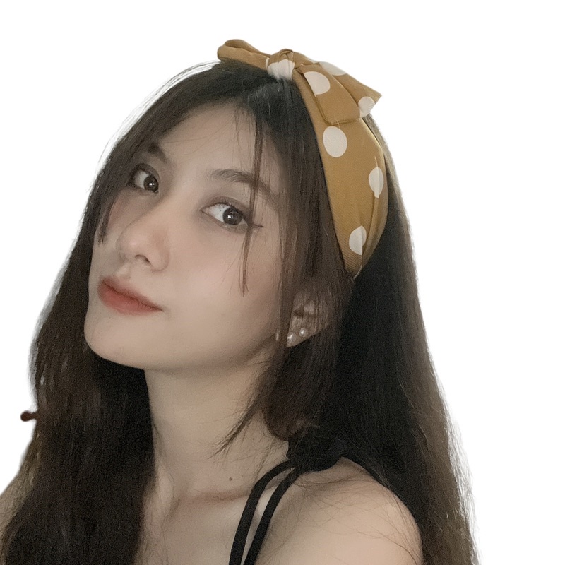 Cài tóc nơ xinh thời trang nữ dễ thương - Băng đô tóc nơ xinh