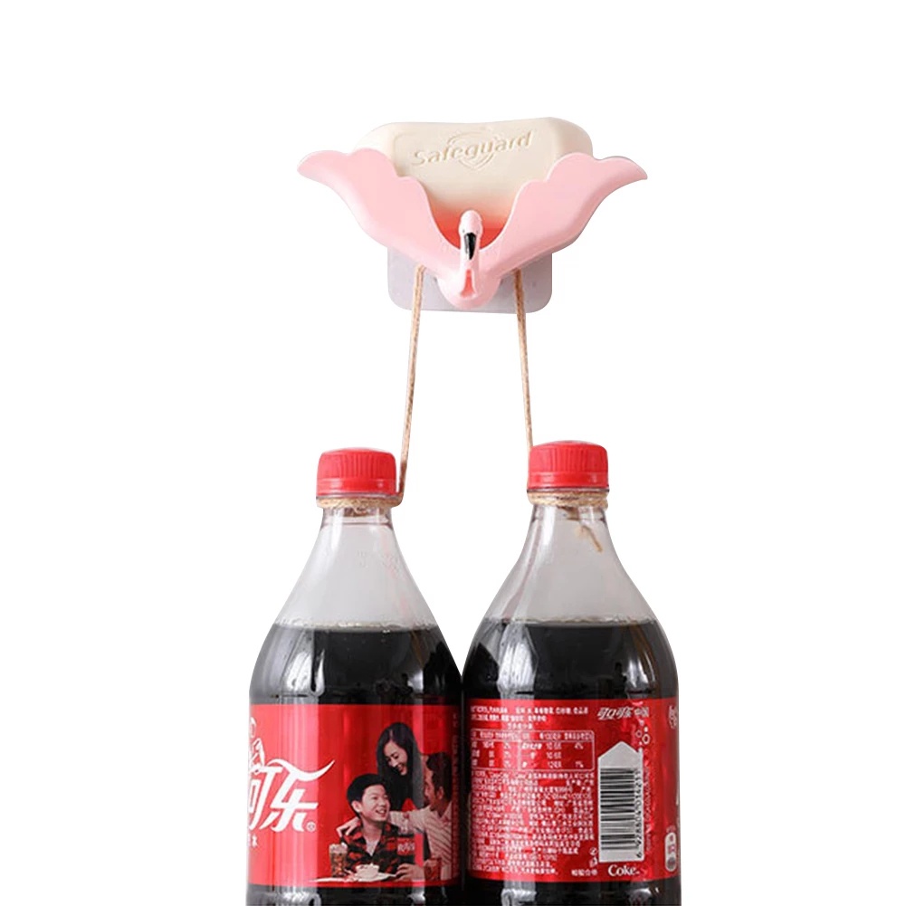Giá đựng xà phòng gắn tường hình chim hồng hạc sáng tạo