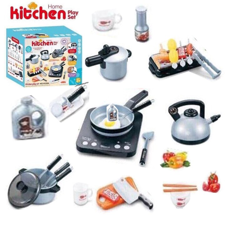 Bộ đồ chơi nấu ăn 36 món như thật