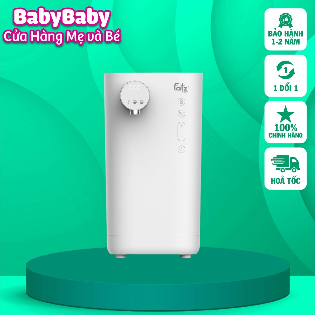 Bình đun và hâm nước pha sữa thông minh Fatzbaby - SMART 3 - FB3802MX