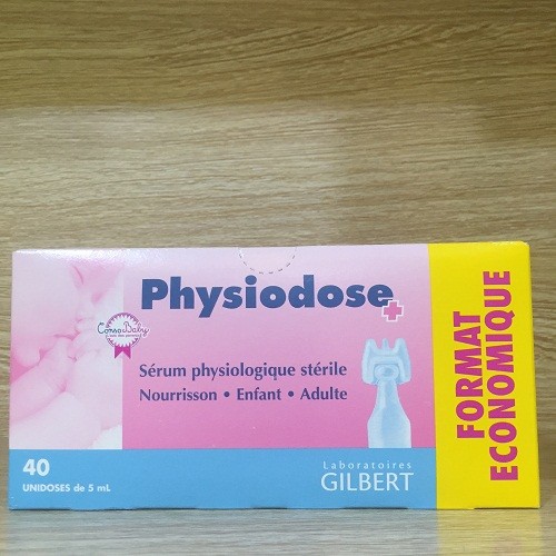 Nước muối sinh lý Physiodose Pháp