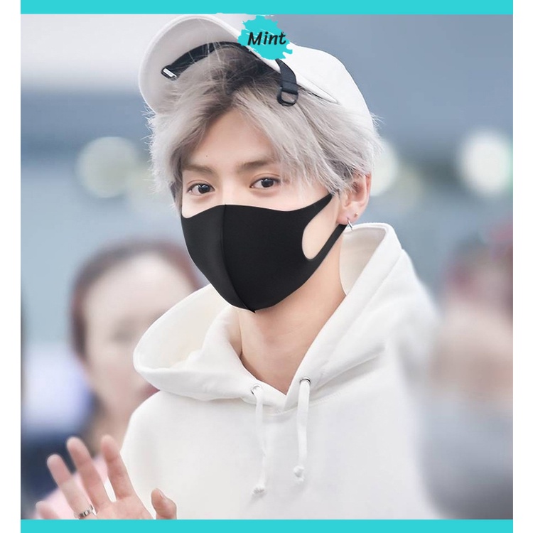 Khẩu Trang Thoáng Khí ❤️FREESHIP❤️ Khẩu Trang Dệt Tái Sử Dụng Chống Vi Khuẩn Và Khói Bụi Thời Trang Idol