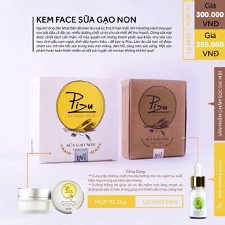 Kem face Sữa gạo non