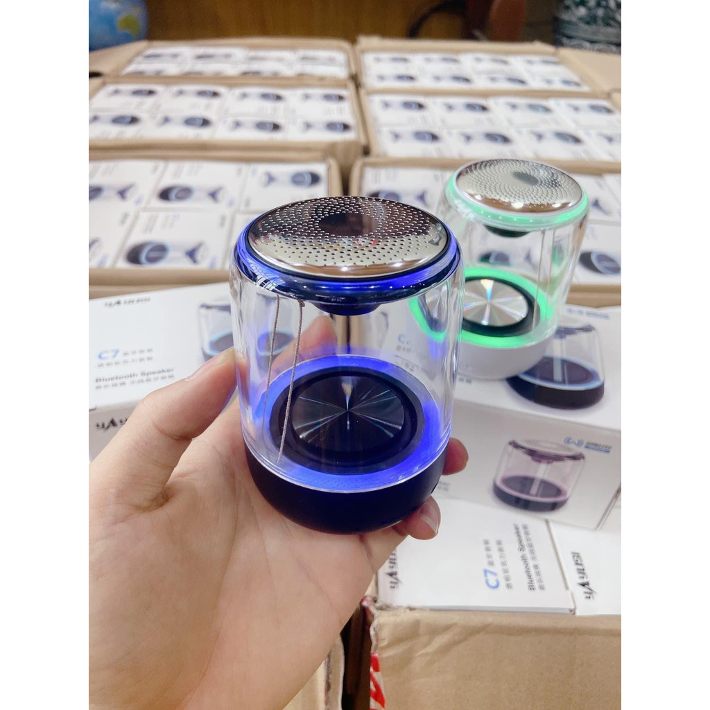 Loa Bluetooth Trên Dưới Trong Suốt Yayusi  âm thành vòm