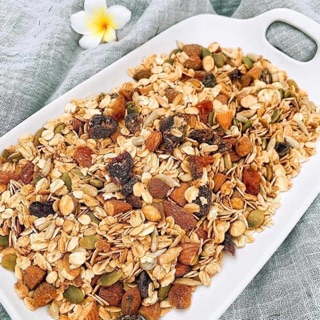 Ngũ cốc giảm cân các loại hạt Granola (Hũ 500g)