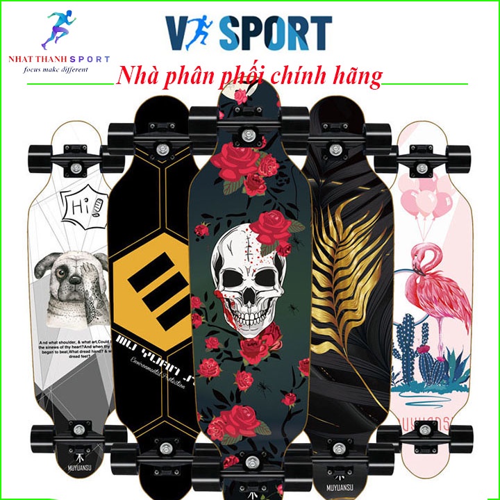 Ván trượt thể thao Cruiser Board, ván trượt thể thao longboard kích thước 80cm