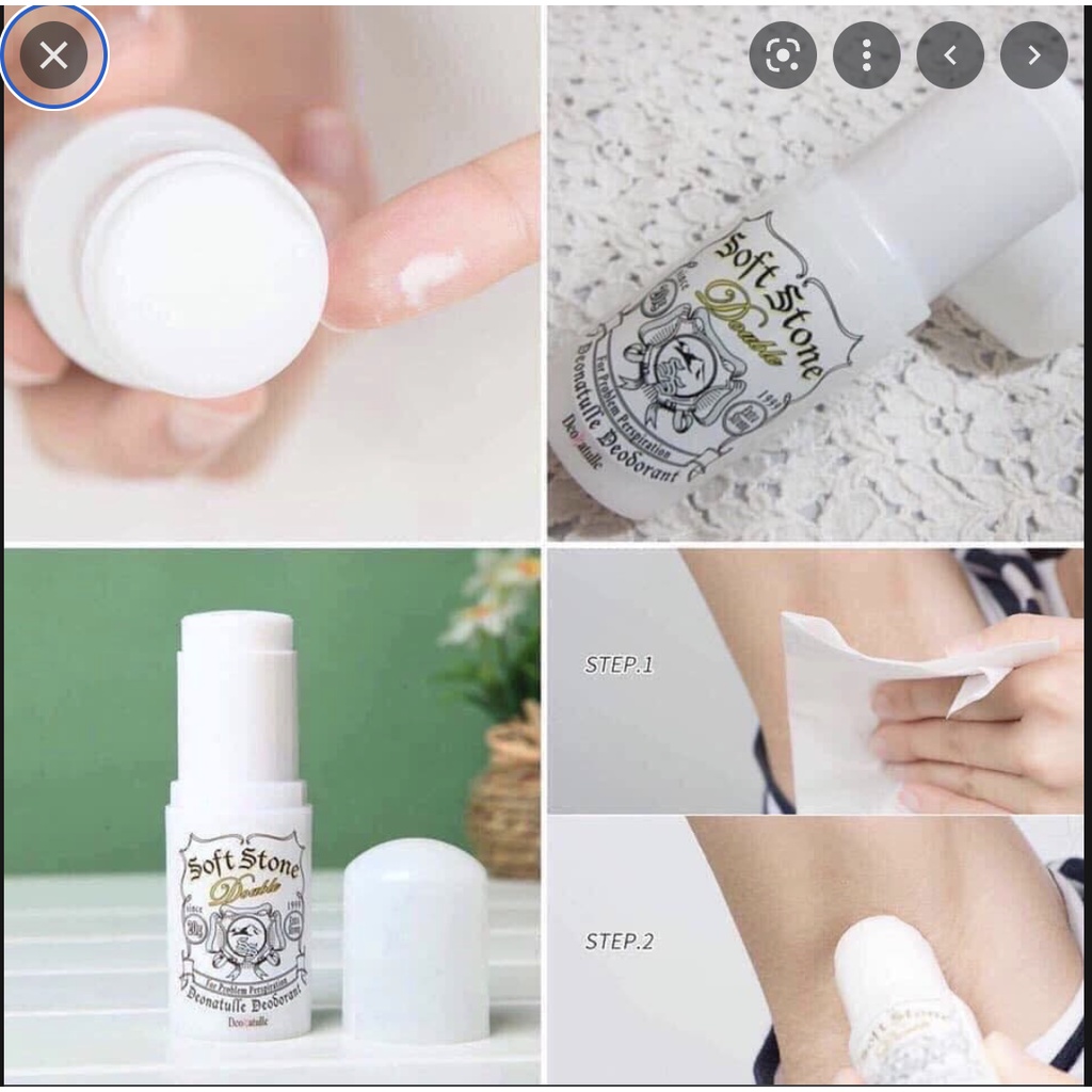 Lăn đá khoáng soft stone nhật bản lăn nách khử mùi