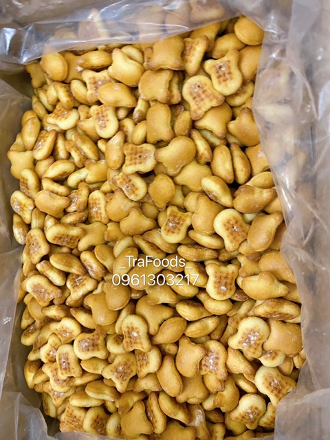 [Mã 55FMCGSALE1 giảm 10% đơn 250K] 500G Bánh gấu nhân kem Thiên Hồng thơm ngậy