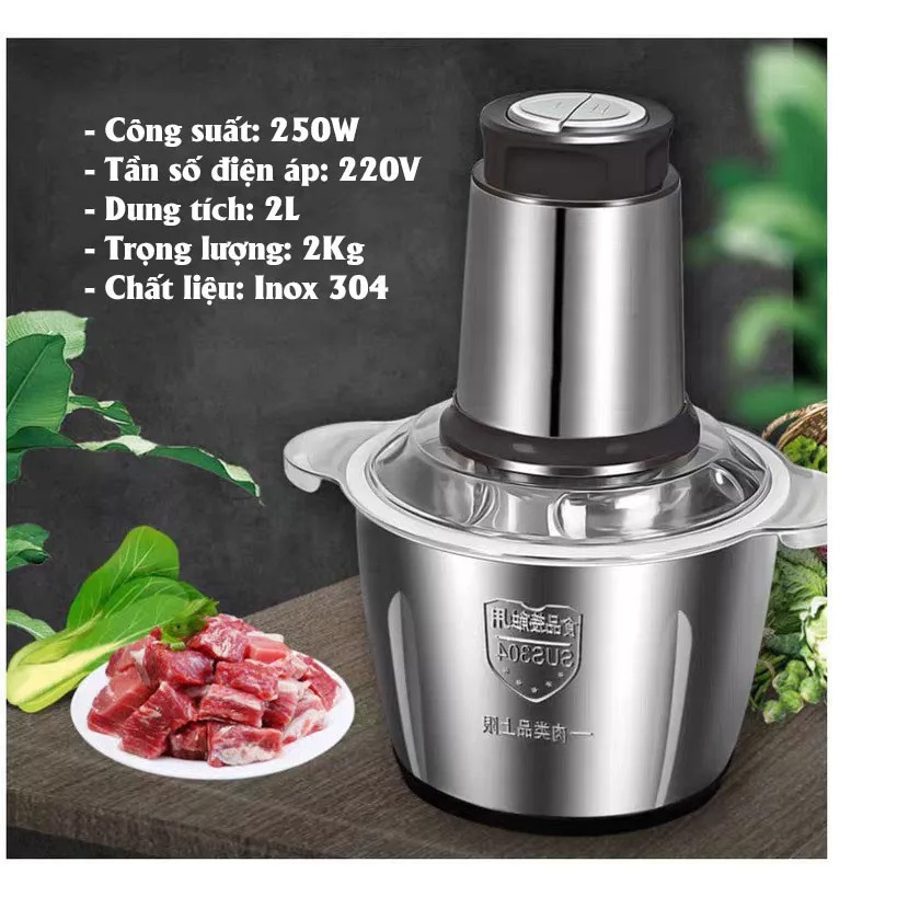 Máy Xay Thịt, rau củ quả & ngũ đa năng Công Suất 300W - Hàng nhâp khẩu.