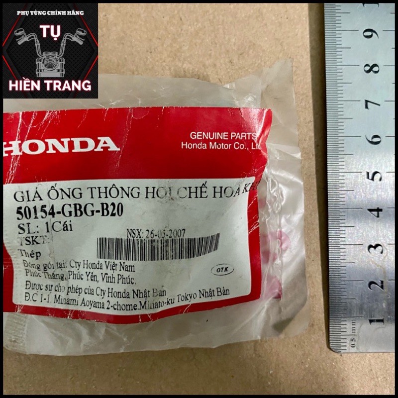 HÀNG HIẾM- Giá ống thông hơi chế hoà khí/ bình xăng con zin Dream đời đầu 1997-2009 CHÍNH HÃNG HONDA