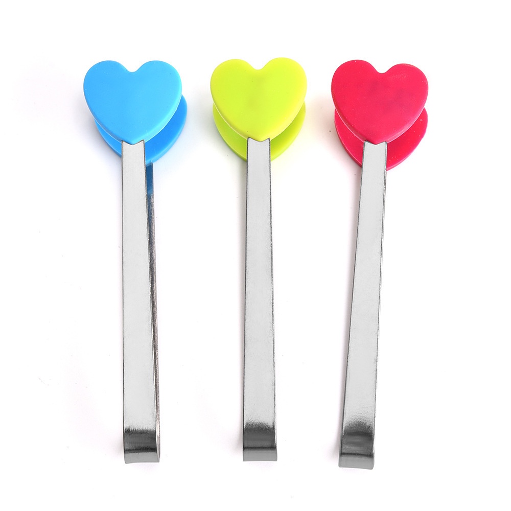 Kẹp gắp pom pom bằng inox đầu to thuận tiện cho bé tập gắp
