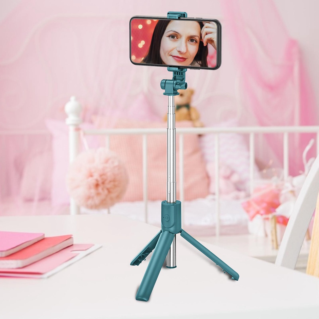 Gậy chụp ảnh tự sướng bluetooth không dây mini có thể kéo dài tiện dụng