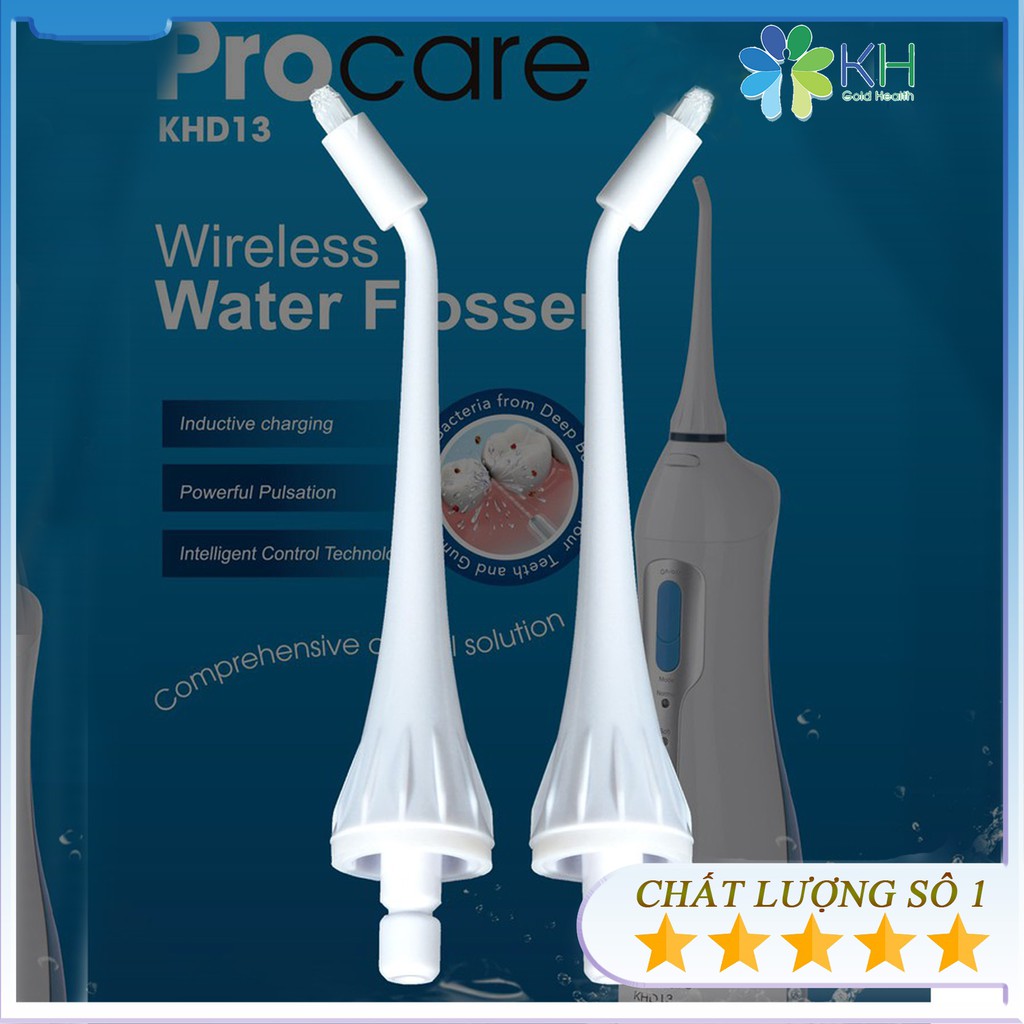 Bộ 2 đầu chỉnh nha  máy tăm nước du lịch Procare KHD13