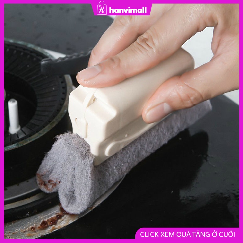 Dụng cụ lau khe cửa sổ, khe cửa kính, khe tủ đa năng (1 bộ 2 cái)