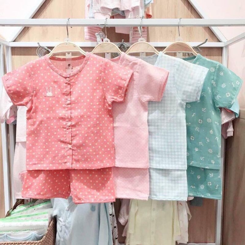 Bộ vải xô cho bé mát-đẹp-đáng yêu (6m-4y)