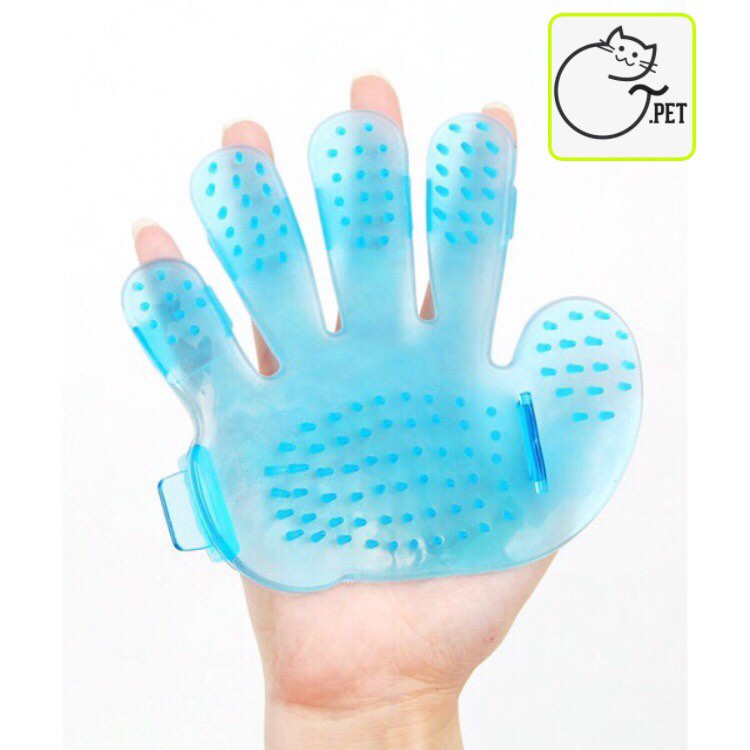 Găng Tay Chải Lông Rụng Và Tắm Cho Chó Mèo | Tpetshop