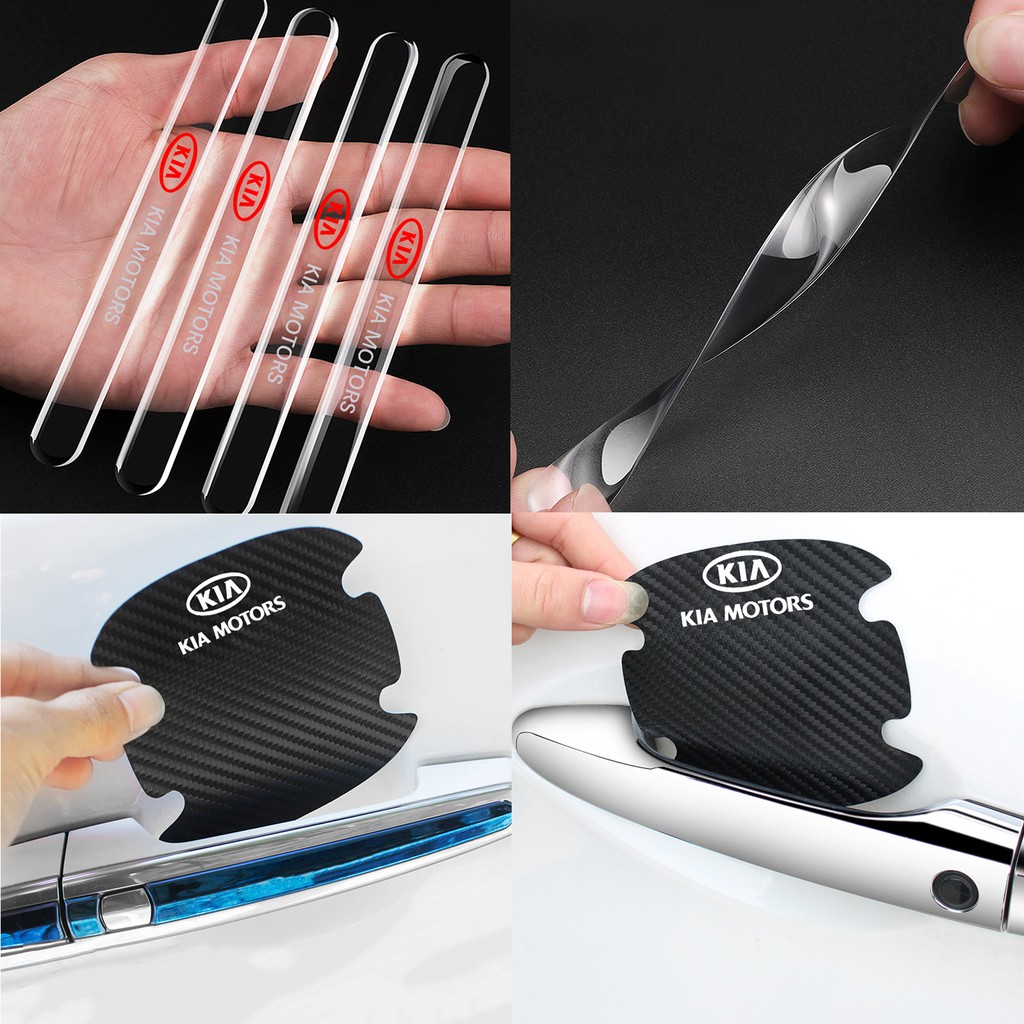 Miếng Dán Bảo Vệ Chống Va Chạm Cho Tay Nắm Cửa Xe Hơi Kia Ceed Rideago K2 Sedona K7 Kx5 Riook2