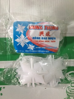 Bông sao nhựa.
