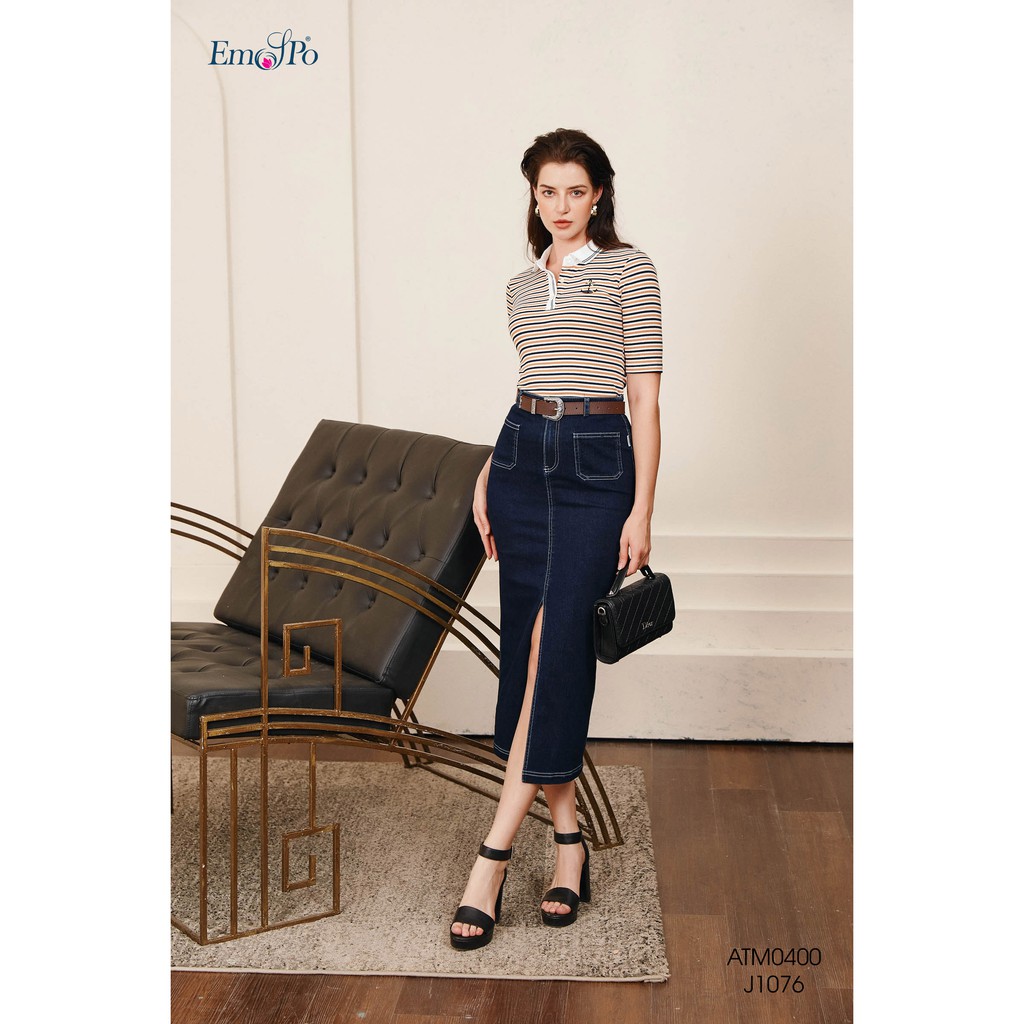 Juyp ôm , xẻ trước, 2 túi trước Emspo J1076