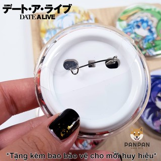 [TẶNG KÈM BAO BẢO VỆ] Huy hiệu lẻ Date A Live (6CM)