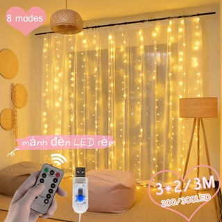 Đèn led dây đom đóm 8 chế độ nháy có sẵn pin rẻ nhất thị trường
