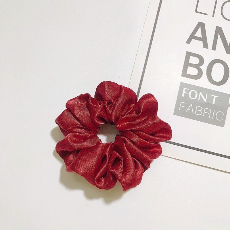 Dây Buộc Tóc Scrunchies  Cột Tóc Scrunchies Phi Bóng Siêu Đẹp